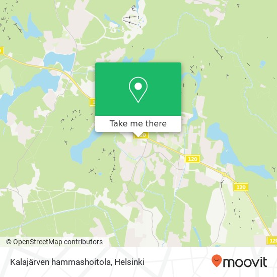 Kalajärven hammashoitola map