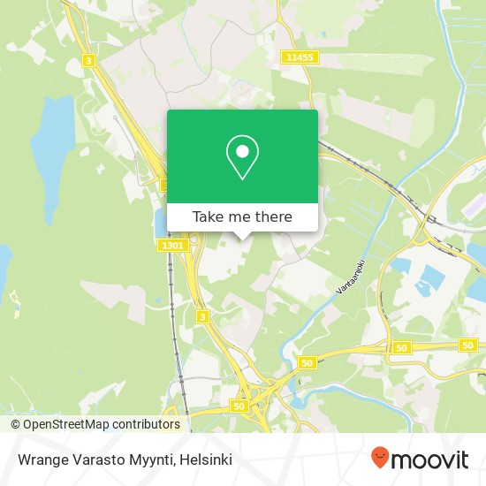 Wrange Varasto Myynti map