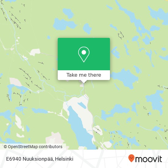 E6940 Nuuksionpää map