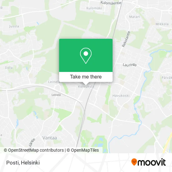 Posti map