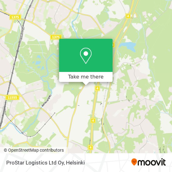 ProStar Logistics Ltd Oy map
