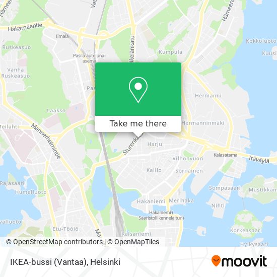 IKEA-bussi (Vantaa) map