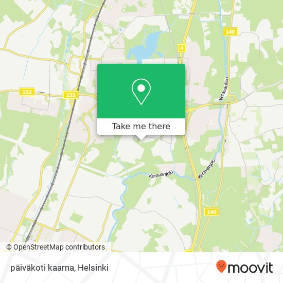 päiväkoti kaarna map