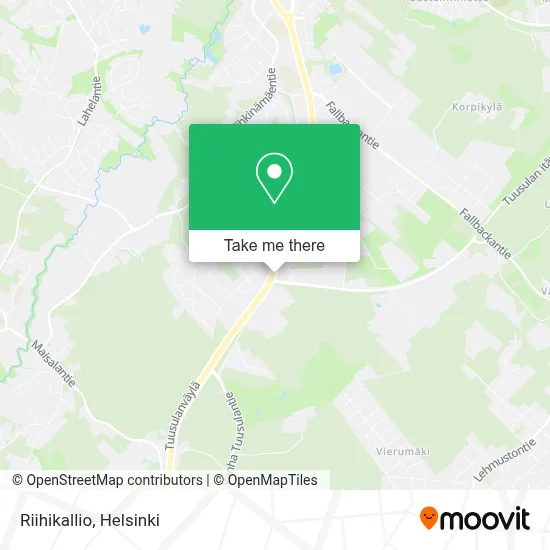 Riihikallio map