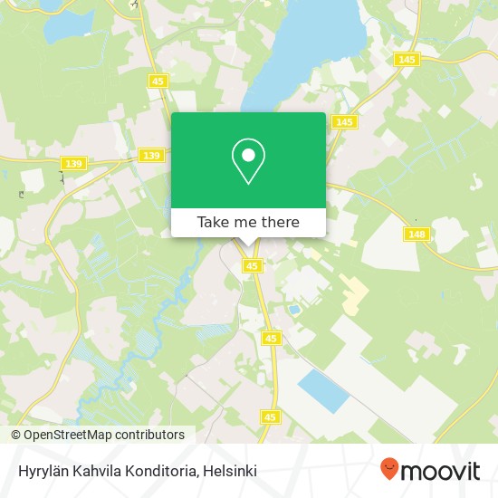 Hyrylän Kahvila Konditoria map