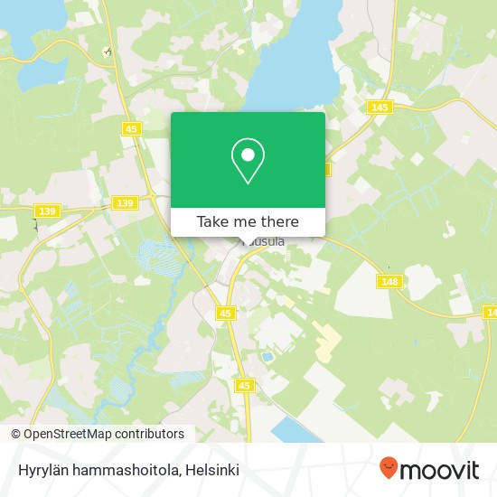 Hyrylän hammashoitola map