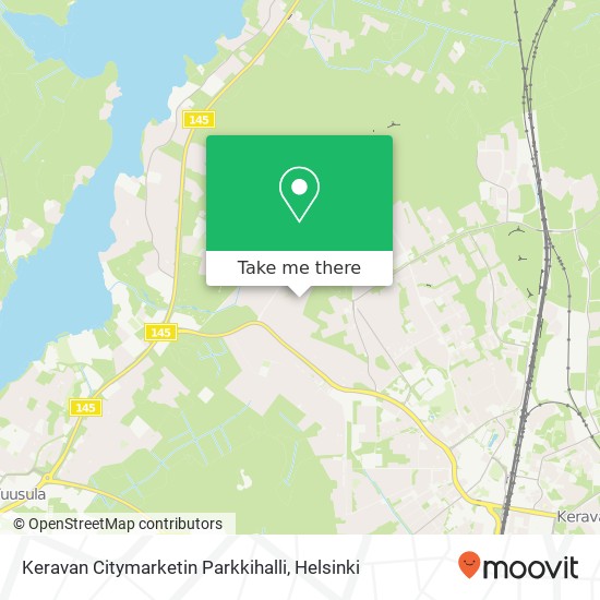 Keravan Citymarketin Parkkihalli map