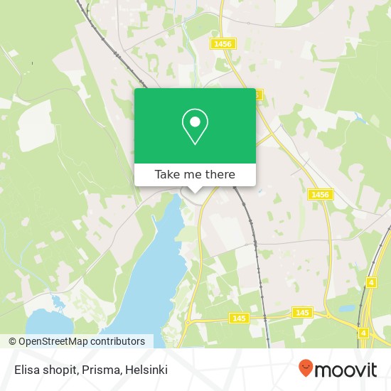 Elisa shopit, Prisma map