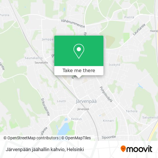 Järvenpään jäähallin kahvio map