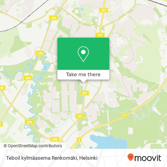 Teboil kylmäasema Renkomäki map