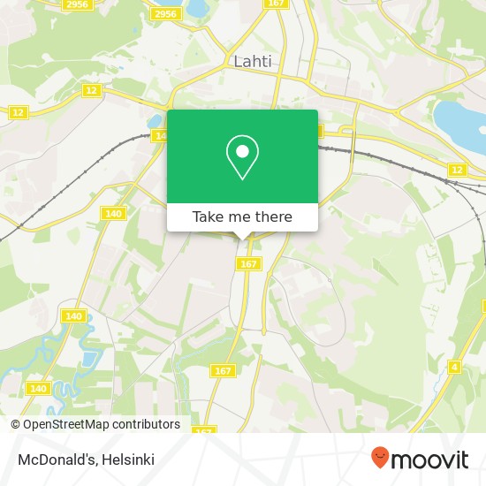 McDonald's map