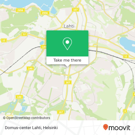 Domus-center Lahti map
