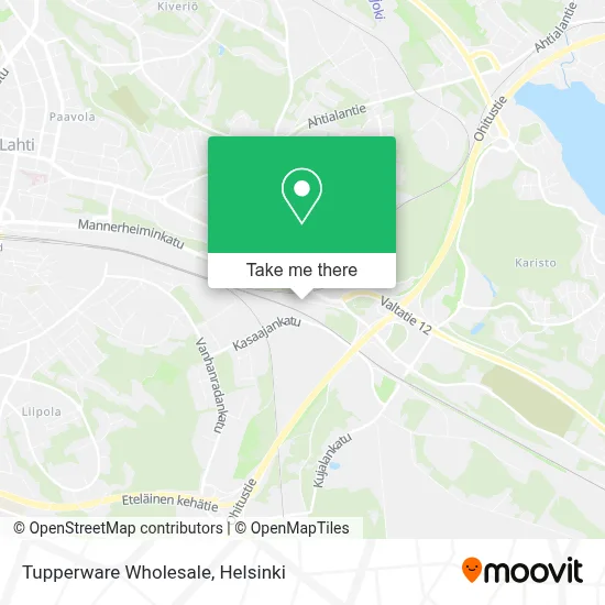 Tupperware Wholesale map