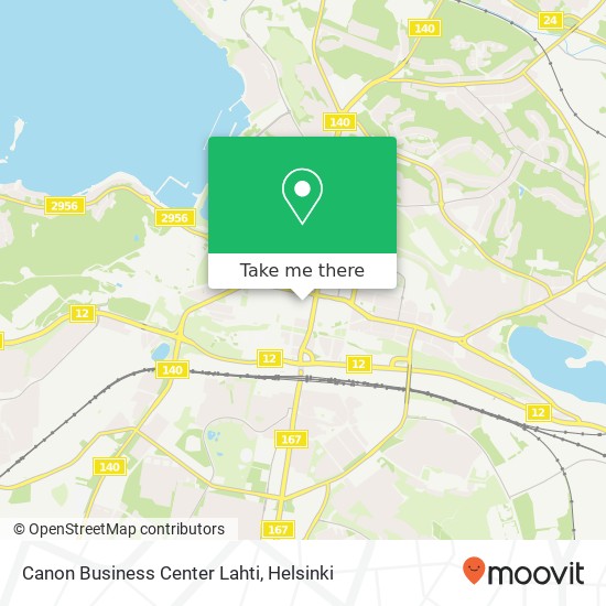 Canon Business Center Lahti map