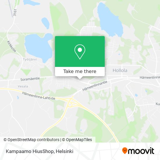 Kampaamo HiusShop map