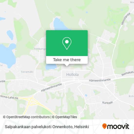 Salpakankaan palvelukoti Onnenkoto map