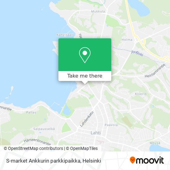 S-market Ankkurin parkkipaikka map