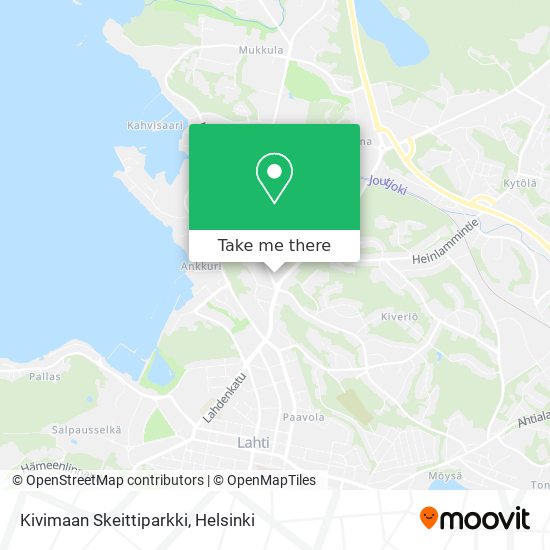 Kivimaan Skeittiparkki map