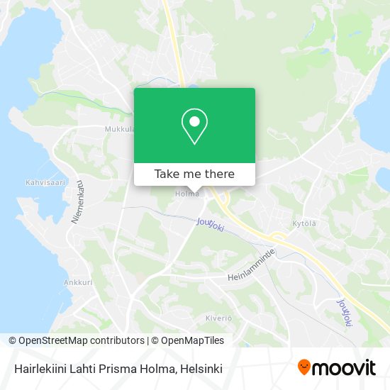 Hairlekiini Lahti Prisma Holma map