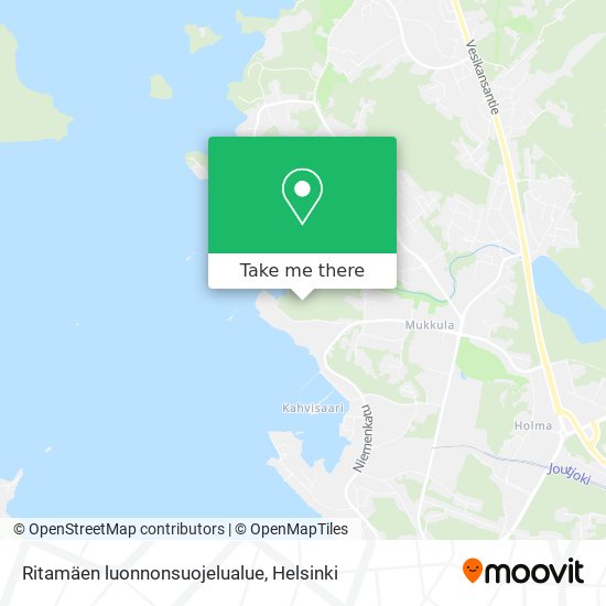 Ritamäen luonnonsuojelualue map