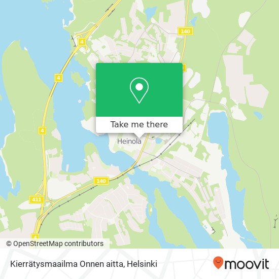 Kierrätysmaailma Onnen aitta map