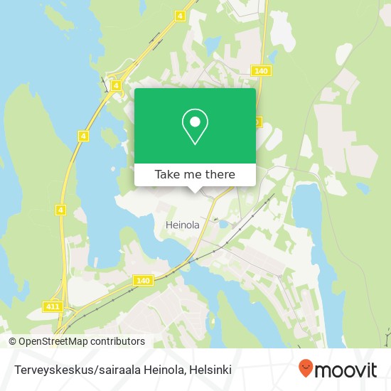 Terveyskeskus/sairaala Heinola map