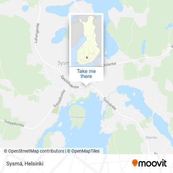 How to get to Sysmä by Bus or Train?