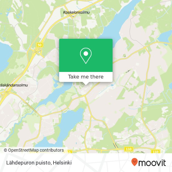 Lähdepuron puisto map