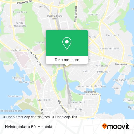 Helsinginkatu 50 map