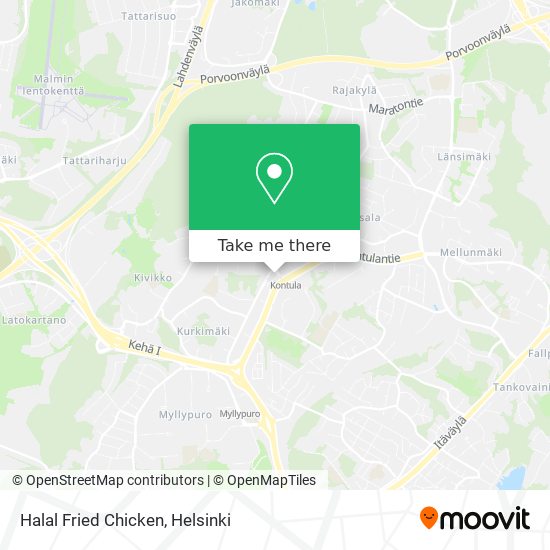 Halal Fried Chicken map