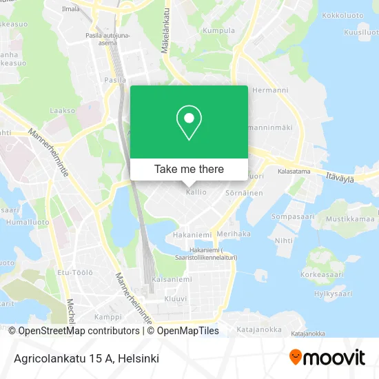 Agricolankatu 15 A map
