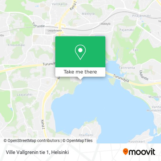 Ville Vallgrenin tie 1 map