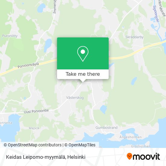 Keidas Leipomo-myymälä map