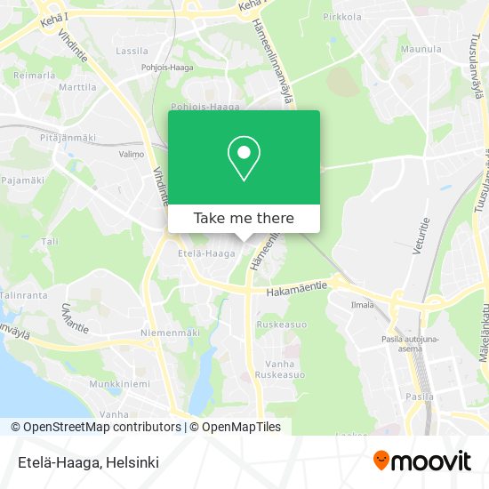 How to get to Etelä-Haaga in Helsinki by Bus or Train?