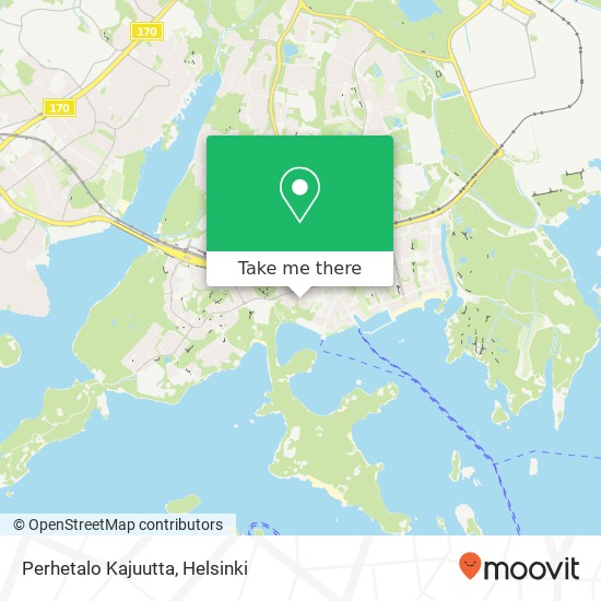 Perhetalo Kajuutta map