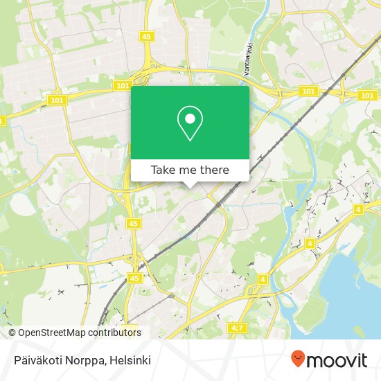 Päiväkoti Norppa map