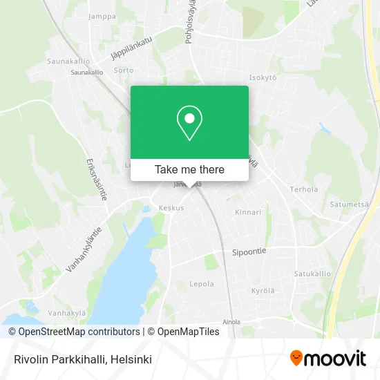 Rivolin Parking Hall map