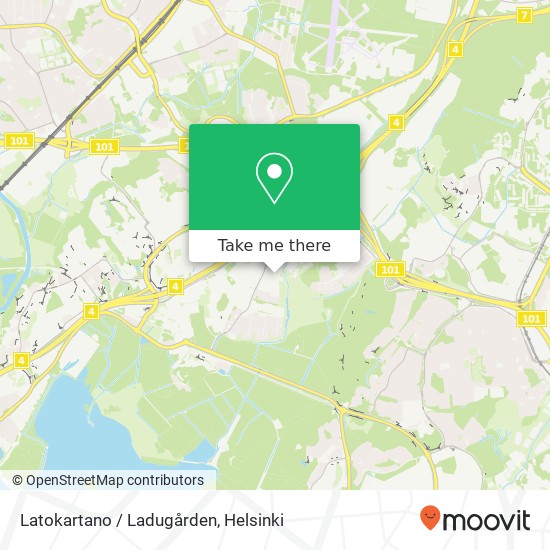 Latokartano / Ladugården map