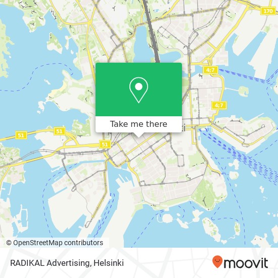 RADIKAL Advertising map