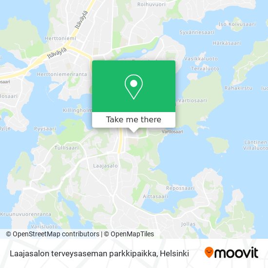 Laajasalon terveysaseman parkkipaikka map