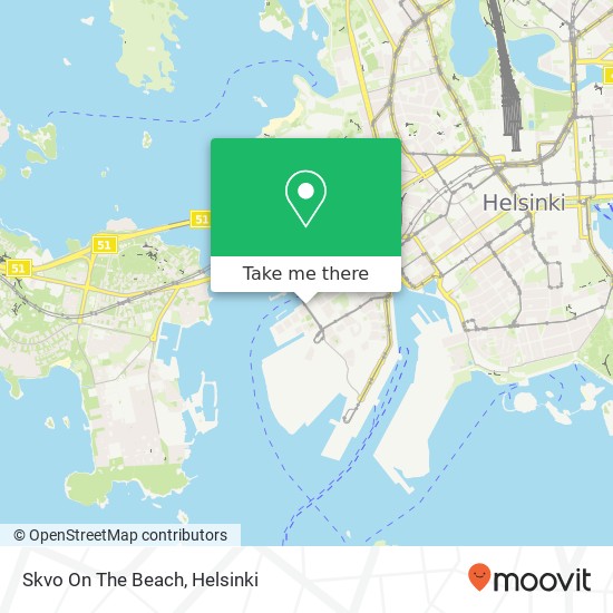 Skvo On The Beach map