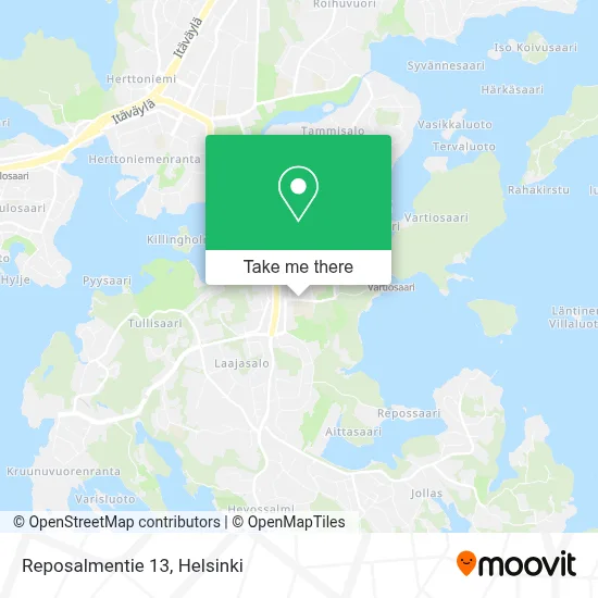 Reposalmentie 13 map