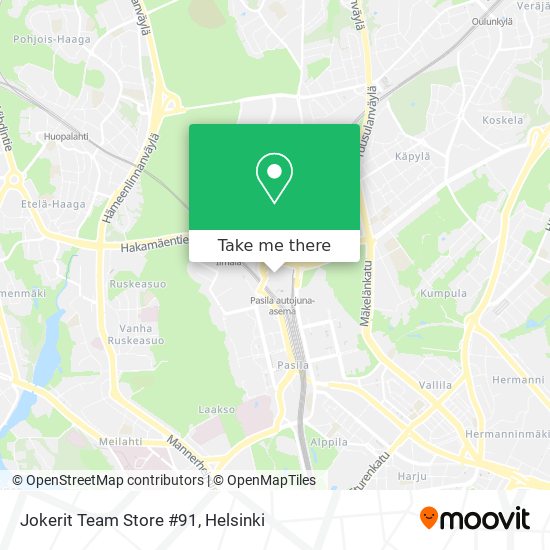 Jokerit Team Store #91 map