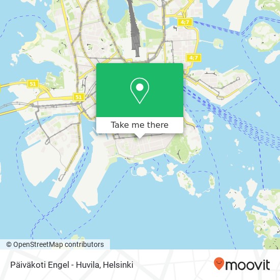 Päiväkoti Engel - Huvila map