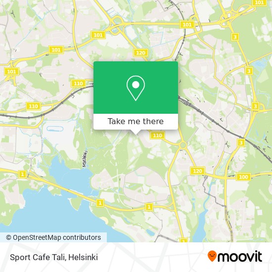 Sport Cafe Tali map