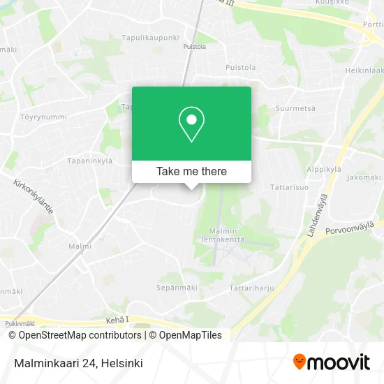 Malminkaari 24 map