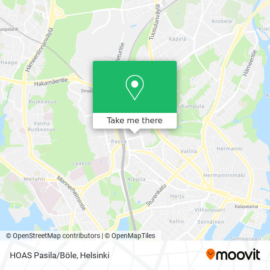 HOAS Pasila/Böle map