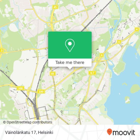 Väinölänkatu 17 map