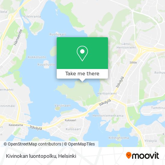 How to get to Kivinokan luontopolku in Helsinki by Bus, Metro, Tram or  Train?