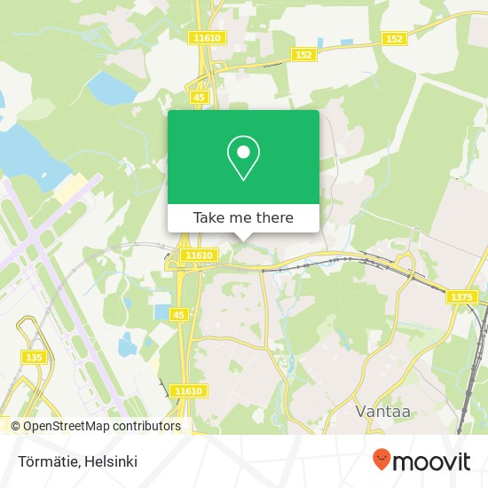 Törmätie map